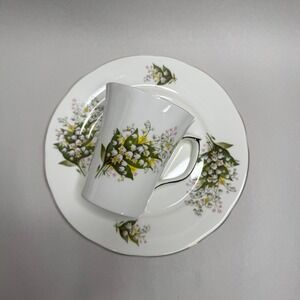 Duchess‎ Fine Bone China Lily of the Valley Cup and Plate Set Made in England